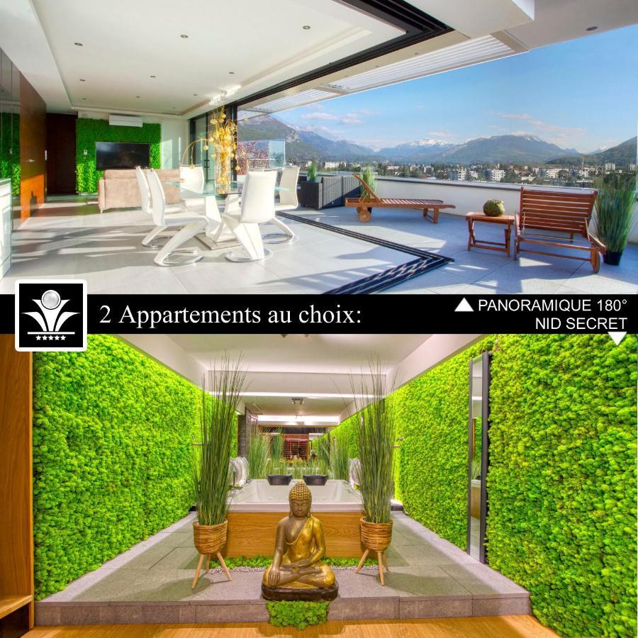 Panoramique 180 Lac Et Montagne Et Nid Secret Spa Romantique Annecy Zewnętrze zdjęcie
